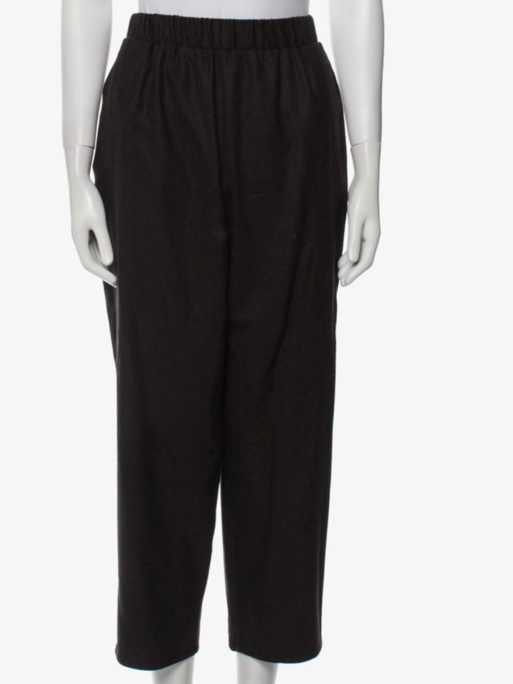 Dusan Virgin Wool Straight Leg Pants L